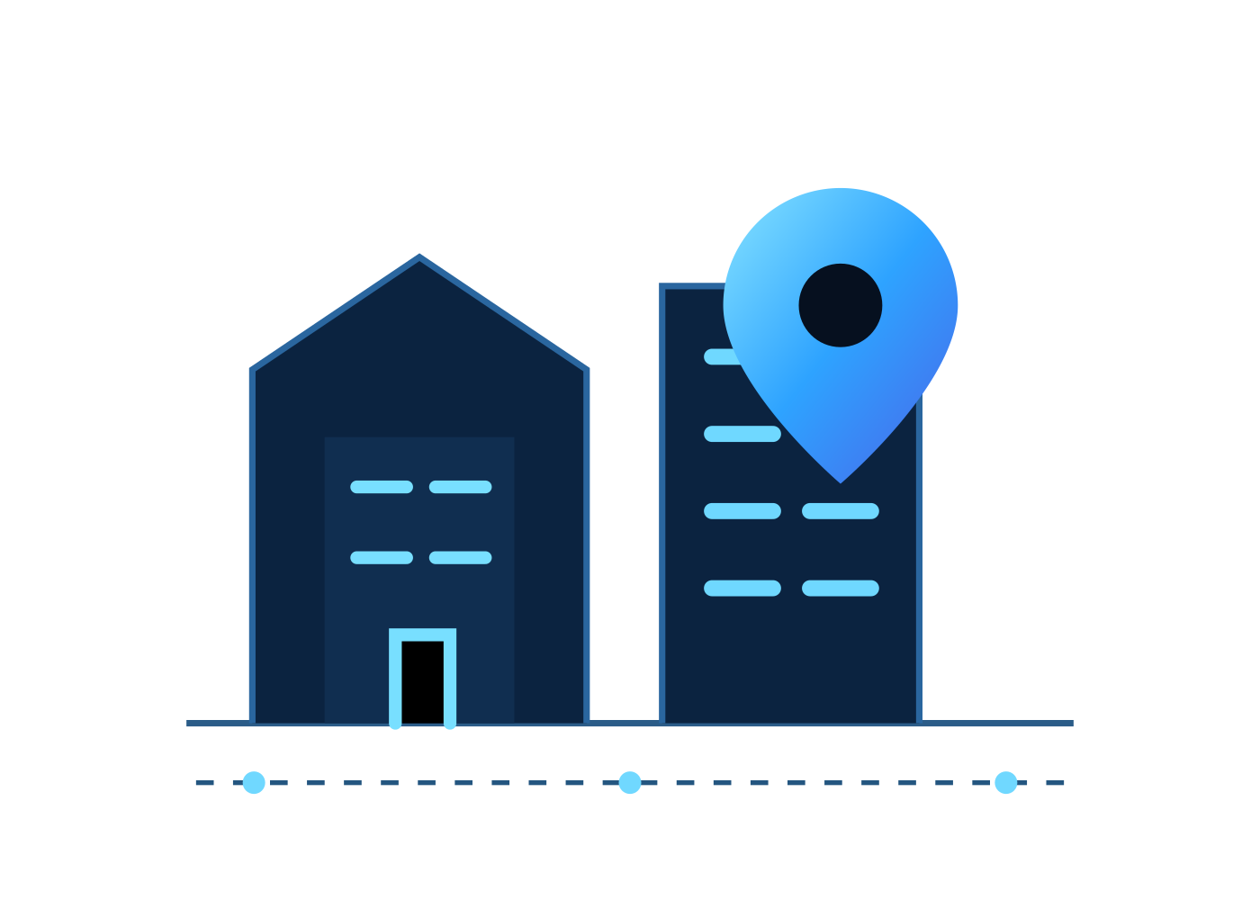 Property decisions with local coordination.